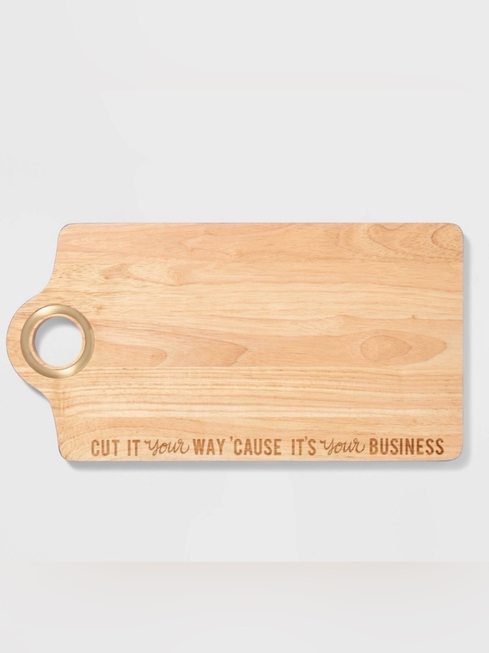 TABITHA BROWN NWT "Cut It Your Way Cause It's Your Business" Cutting Board